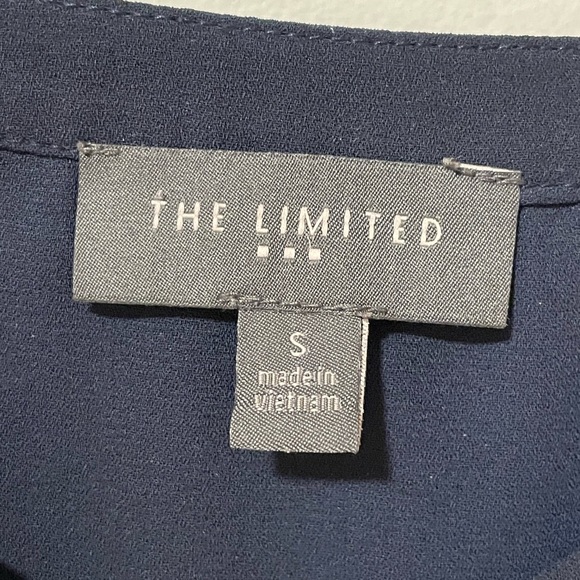 The Limited Navy Blue Button-Up Tunic Dress Womens S - Picture 3 of 8